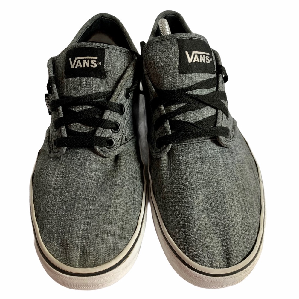 Vans Gray Lace Up Skate Shoes Low Top Men’s 10.5